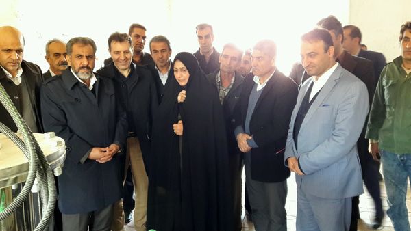 آغاز بهره‌برداری از یک طرح کشاورزی در شهرستان بویین‌زهرا