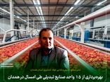 بهره‌برداری از ۱۵ واحد صنایع تبدیلی طی امسال در همدان 