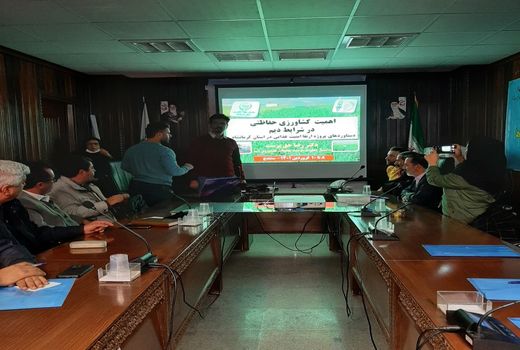 برگزاری دوره آموزشی مدیریت کشاورزی حفاظتی در غلات و حبوبات دیم در شهرستان قزوین