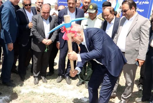 کلنگ زنی پروژه ۵ هزار رأسی کشت و صنعت سراب