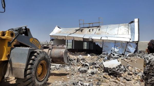 قلع و قمع ۱۸ بنای غیرمجاز در اراضی کشاورزی در قزوین