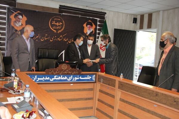 عبدالله مخبر به عنوان رئیس جدید  سازمان جهاد کشاورزی استان البرز منصوب شد