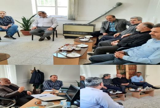 بازدید معاونت تولیدات گیاهی سازمان جهاد کشاورزی قزوین از مرکز جهاد کشاورزی قشلاق