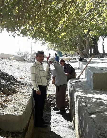 کانال قنات سر آسیاب قیر لایروبی شد