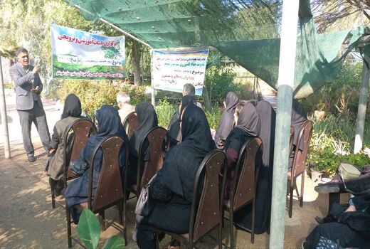 حضور زنان روستایی و عشایری در  طرح کاشت یک میلیارد درخت در خوزستان