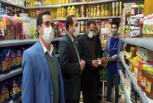 مانور بازرسی و نظارت بر بازار کالاهای اساسی کشاورزی در شهرستان بویین زهرا