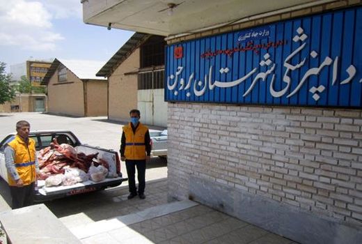  285 کیلوگرم انواع فراورده های خام دامی فاسد و غیرقابل مصرف ضبط و معدوم شد