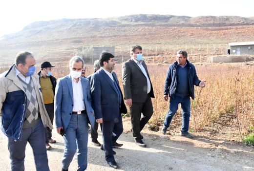  بازدید رئیس سازمان جهادکشاورزی استان از نهالستان قیزیل گل قاضیجهان در شهرستان آذرشهر