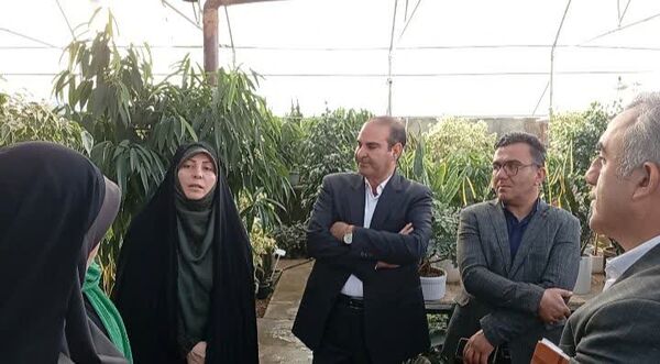 بازدید مدیر کل امور بانوان و خانواده استانداری آذربایجان غربی از محل کسب و کاربانوی کارآفرین در روستای قره حسنلو ارومیه

