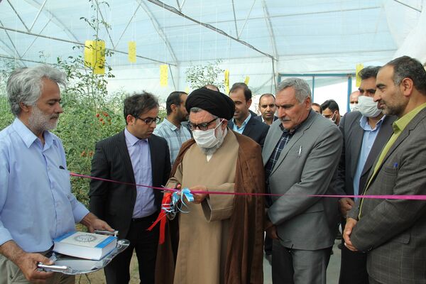 بهره برداری از گلخانه سبزی و صیفی خوسف 