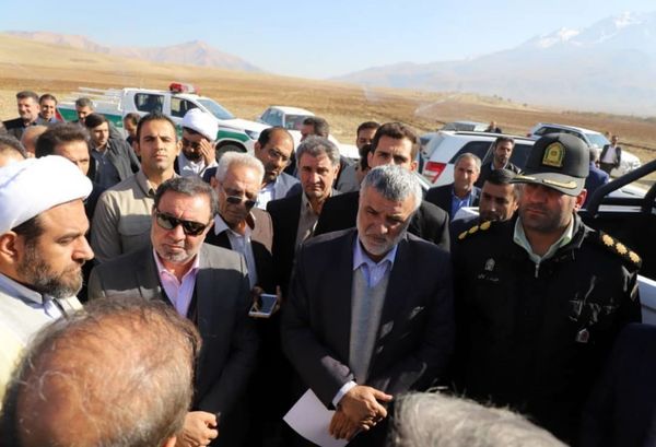 بازدید وزیر جهاد کشاورزی از طرح شبکه آبیاری تحت فشار "کلکله" در شهرستان ازنا