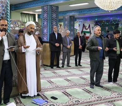 برگزاری مراسم جشن میلاد امام زمان (عج) در سازمان جهادکشاورزی استان قزوین