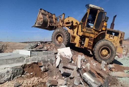 ۵ مورد ساخت و ساز غیر مجاز در اراضی کشاورزی شهرستان سامان قلع و قمع شد