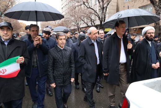 حضور پرشور خانواده بزرگ جهاد کشاورزی آذربایجان شرقی در راهپیمایی یوم‌الله ۲۲ بهمن