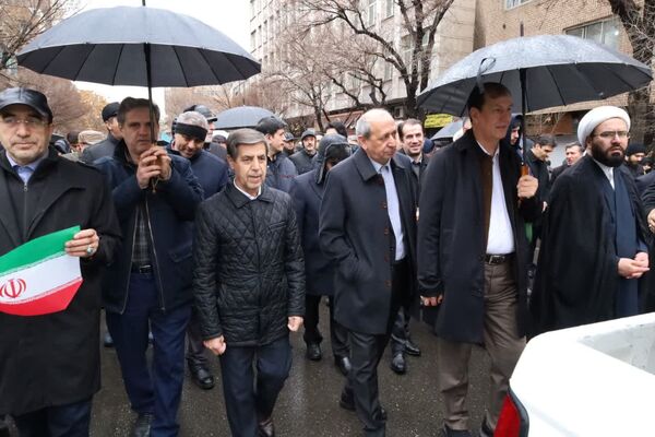 حضور پرشور خانواده بزرگ جهاد کشاورزی آذربایجان شرقی در راهپیمایی یوم‌الله ۲۲ بهمن