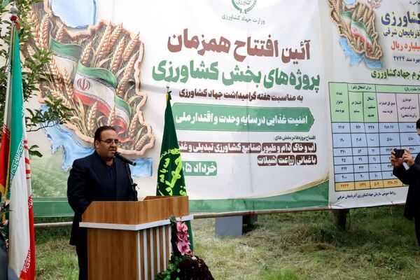 میزان تولید محصولات و سرمایه‌گذاری‌های جدید، نشانه پویایی بخش کشاورزی سراب است