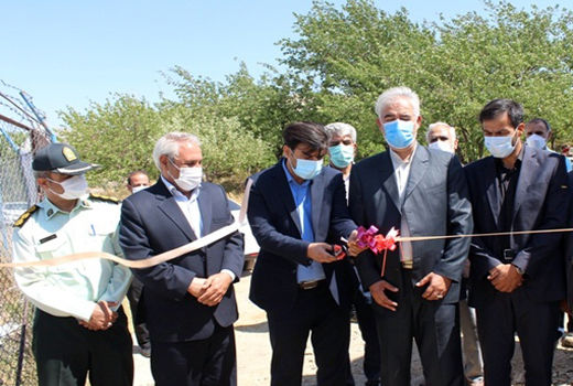 سامانه ضدتگرگ در ۱۰۰ هکتار از اراضی روستای زنوزق شهرستان مرند افتتاح شد