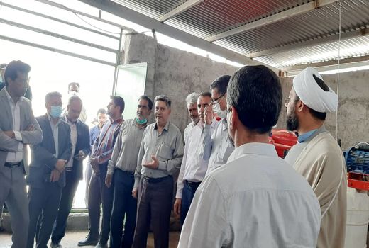 افتتاح آبیاری تحت فشار 47 هکتاری منطقه رباط باغین شهرستان کرمان کشاورزی