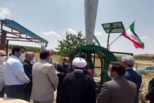 نصب و راه اندازی 5 دستگاه سامانه ضدتگرگ در باغات شهرستان هشترود