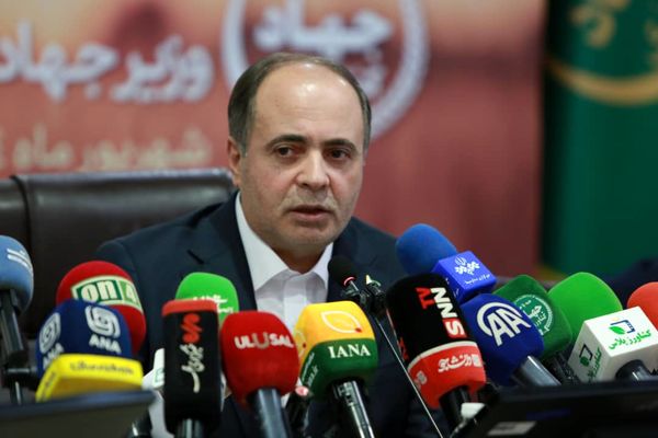 نشست خبری وزیر جهاد کشاورزی آغاز شد