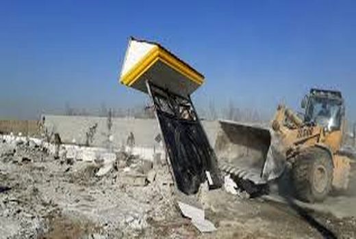 تخریب و قلع وقمع ویلا باغ‌های غیرمجاز در شوشتر