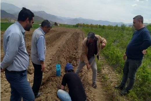 احداث اولین باغ سازگار در شهرستان ورزقان