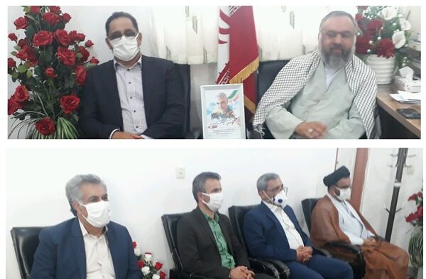 دیدار رئیس سازمان و جمعی از معاونین و مدیران جهاد کشاورزی  با امام جمعه شهرستان جیرفت 