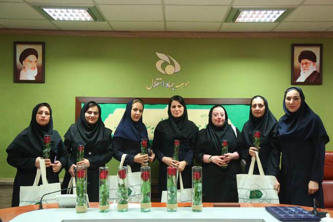 مراسم گرامیداشت روز زن در موسسه جهاد استقلال  