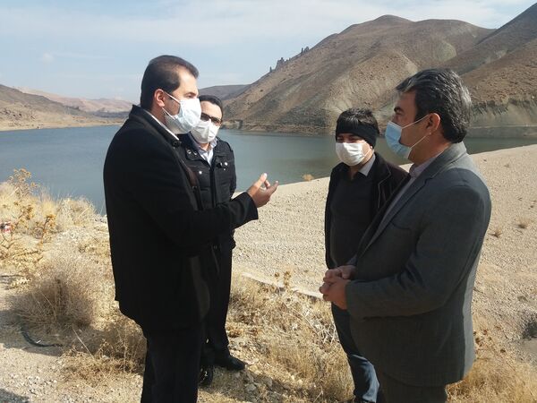 بازدید نماینده اداره کل پدافند غیرعامل استانداری تهران از سد شهدای روستای درده