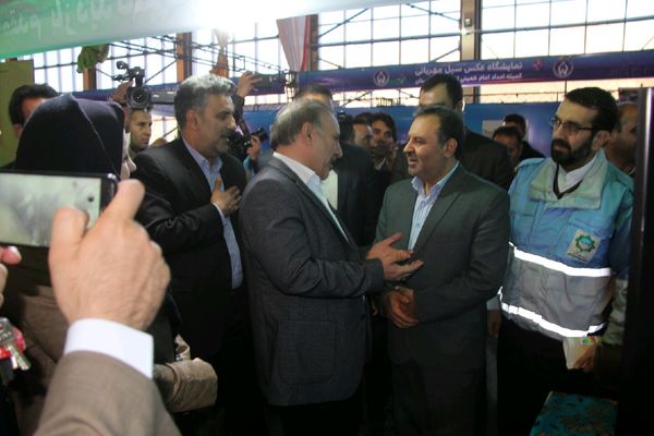 افتتاح نمایشگاه عکس عملکرد دستگاه اجرایی استان لرستان در سیل فروردین ۹۸