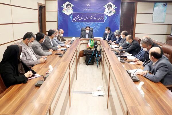 نشست هماهنگی برای سفر رییس جمهوری به قزوین در سازمان جهاد کشاورزی برگزار شد