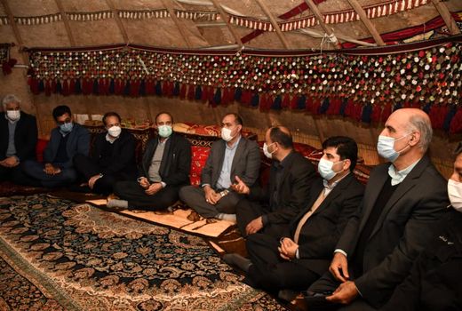  دیدار استاندار آذربایجان شرقی با عشایر منطقه قشلاق چات قیه کلیبر