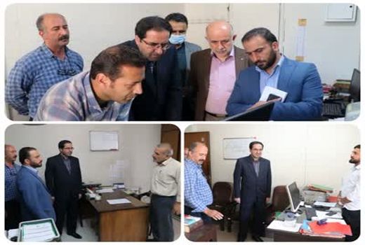 بازدید رییس سازمان جهاد کشاورزی استان قزوین از اداره منابع طبیعی و آبخیزداری شهرستان 