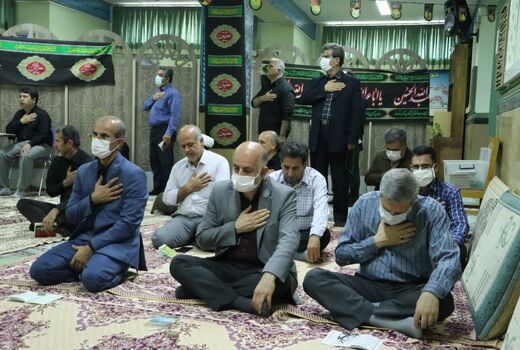 کارکنان جهاد کشاورزی قزوین در عزای سالار شهیدان به سوگ نشستند