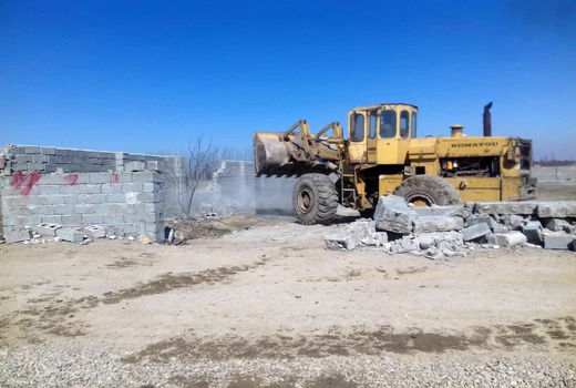 ۶۸ مورد عملیات ساخت و ساز غیرمجاز اراضی کشاورزی میاندوآب متوقف شد