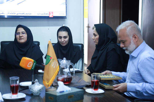 بازدید رئیس مرکز روابط عمومی وزارت جهاد کشاورزی از خبرگزاری ایانا 