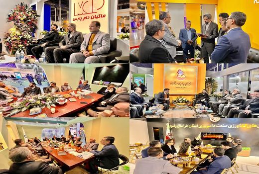 بازدید رئیس سازمان و هیئت همراه از هفدمین نمایشگاه بین‌المللی دام، طیور و آبزیان