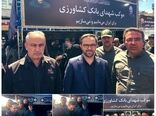 حضور متقی نیا در موکب شهدای بانک کشاورزی
