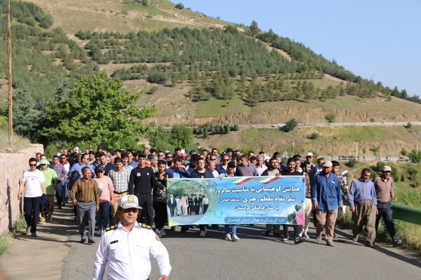 همایش کوهپیمایی به مناسبت سالروز سفر مقام معظم رهبری