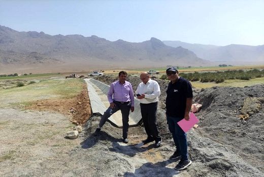 آغاز احداث کانال حاجی آباد سده در اقلید 