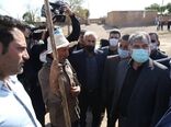 بازدید وزیر جهاد کشاورزی از قشلاقات عشایری شهرستان زرنده در استان مرکزی