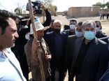 بازدید وزیر جهاد کشاورزی از قشلاقات عشایری شهرستان زرنده در استان مرکزی