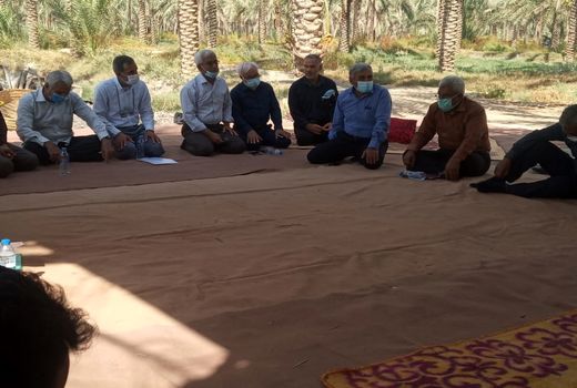 دیدار وزیر جهاد کشاورزی با نخلداران تنگستان