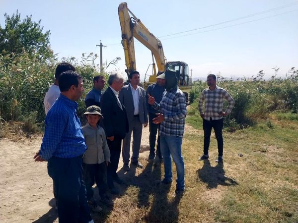 آغاز عملیات اجرایی کانال قمیشلی نوجهده در شهرستان تبریز