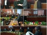 رییس سازمان جهاد کشاورزی استان دیداری صمیمانه با سردار حسینی فرمانده سپاه بیت المقدس استان کردستان