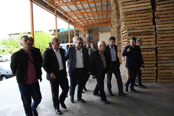 بازدید هیئت وزارت کشاورزی عراق از سردخانه‌های سیب مراغه
