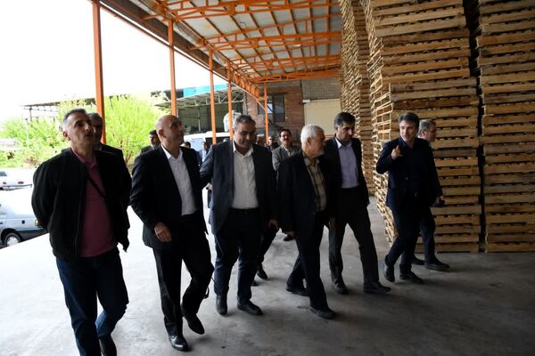 بازدید هیئت وزارت کشاورزی عراق از سردخانه‌های سیب مراغه