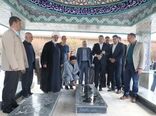 تجدید میثاق وزیر جهاد کشاورزی با شهدای شهر بادرود اصفهان