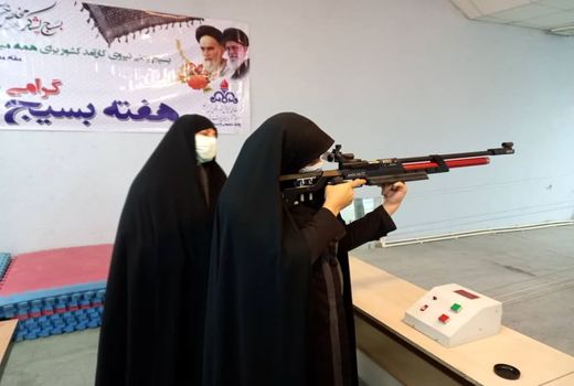 سازمان جهاد کشاورزی آذربایجان شرقی مقام اول مسابقات تیراندازی بانوان استان را بدست آورد