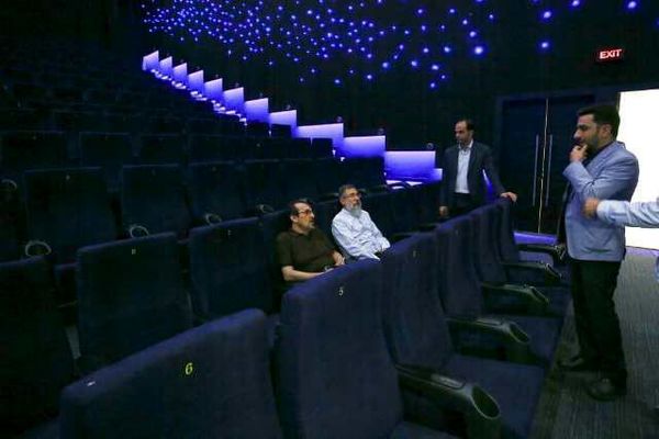 بازدید مشاور عالی سازمان سینمایی از یک پردیس سینمایی